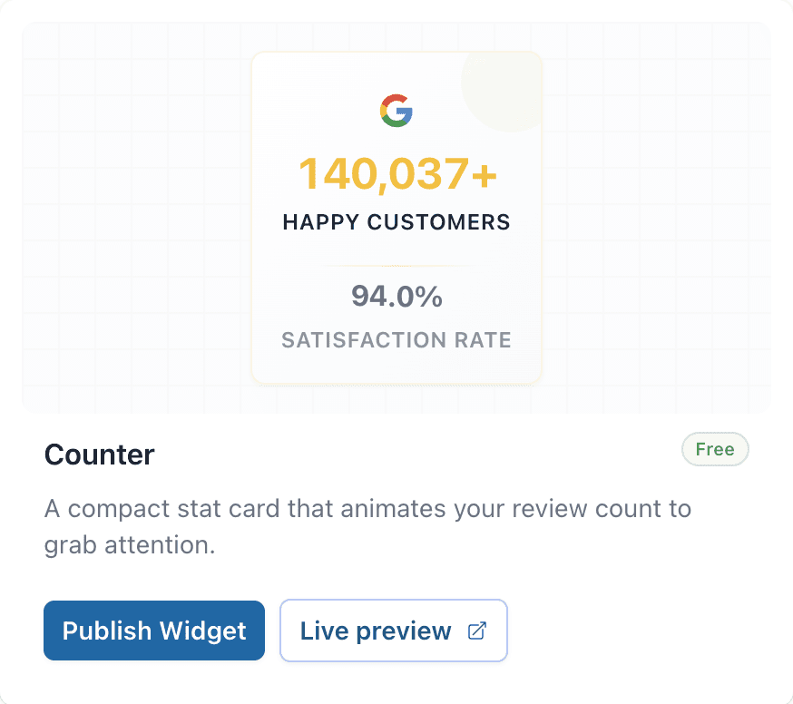 Choose widget and publish flow in RevuKit Framer plugin